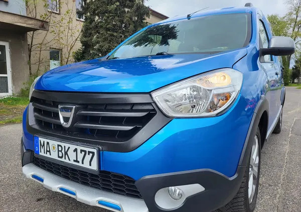 samochody osobowe Dacia Dokker cena 32800 przebieg: 134850, rok produkcji 2015 z Złotów